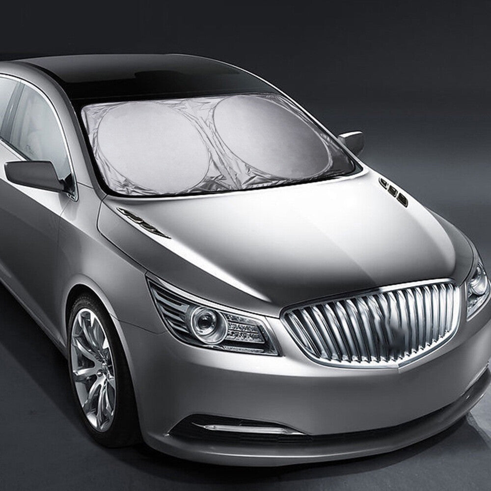 Universal Car Windshield Shade Sunshade Blocks Visor Protector 150X70CM M8E3
