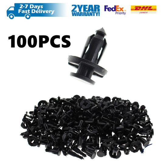 100PCS Bumper Fender Clip Retainer Fastener Rivet Screw for Subaru 90914-000