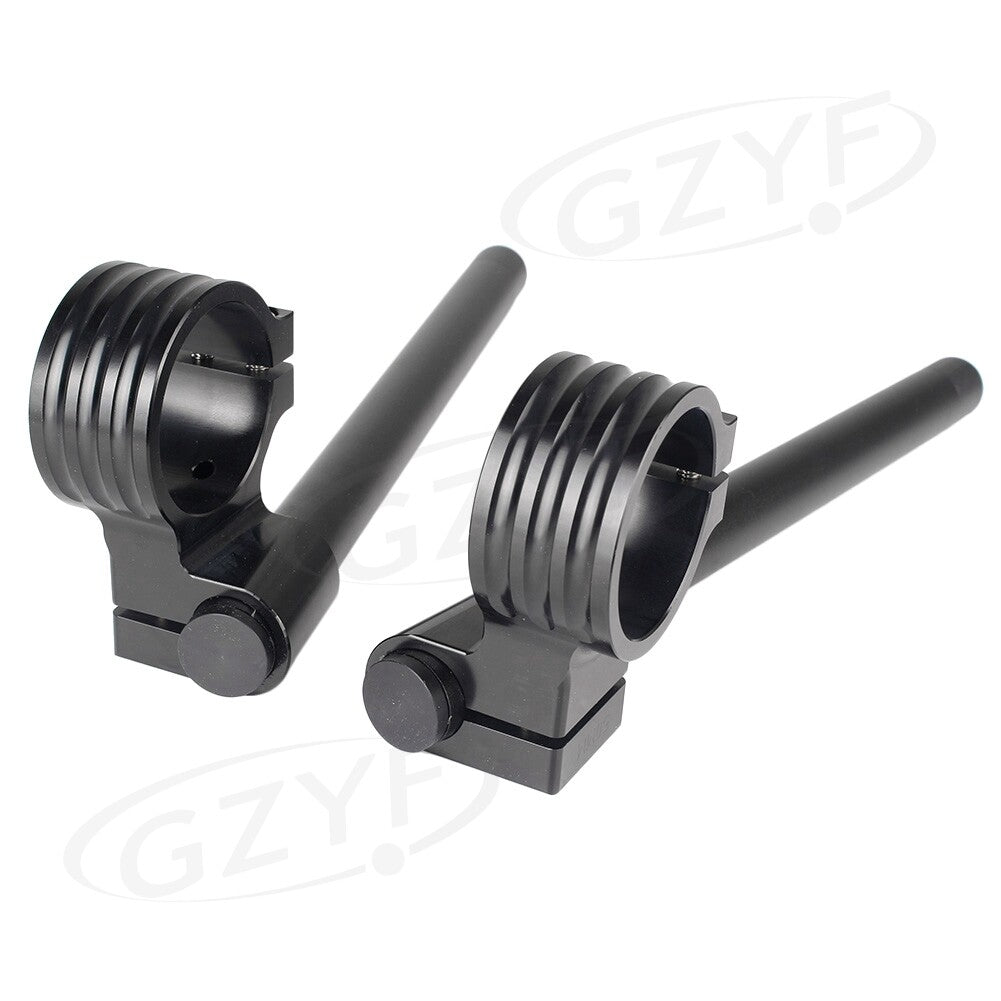 Pair 36mm Left+Right Clip On Motorcycle Handlebar Fork Tube Universal 3-Color Q