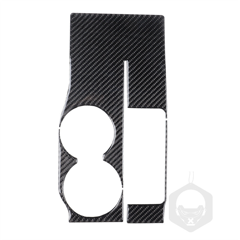 Carbon 2WD Automatic Gear Shift Cup Holder Panel Cover for Toyot@ Tacom@ 2001-04