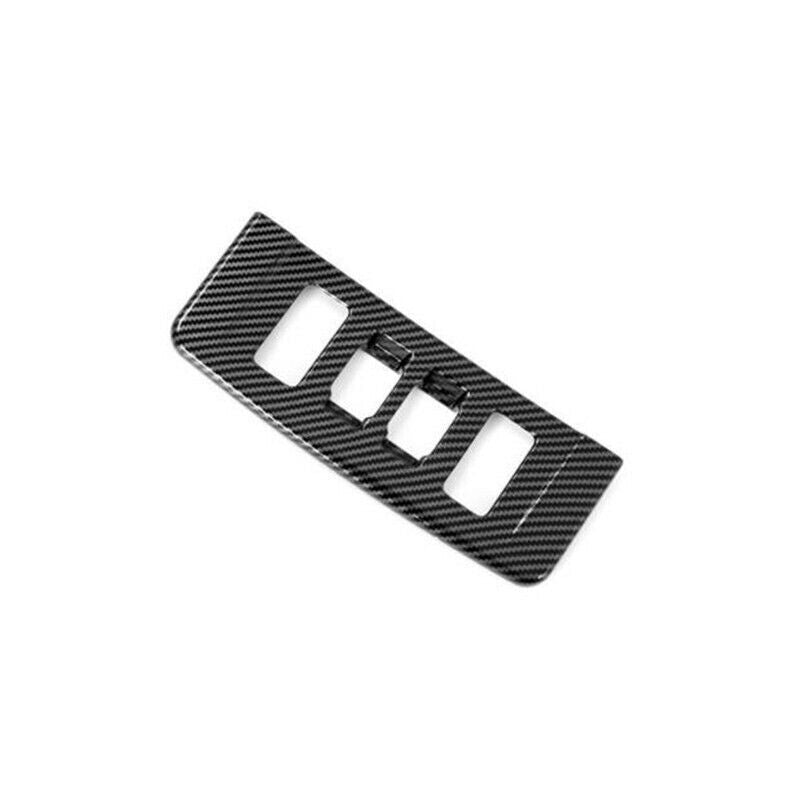Carbon Fiber Front Reading Light Lamp Cover Trim for Nissan Rogue 2021-2023