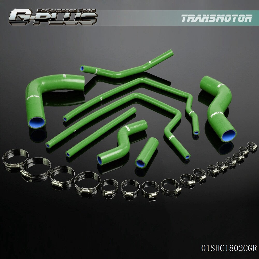Fits 1996 - 2000 for Subaru Impreza GC8 GF8 STI EJ20 WRX Silicone Radiator Hose Kit - v