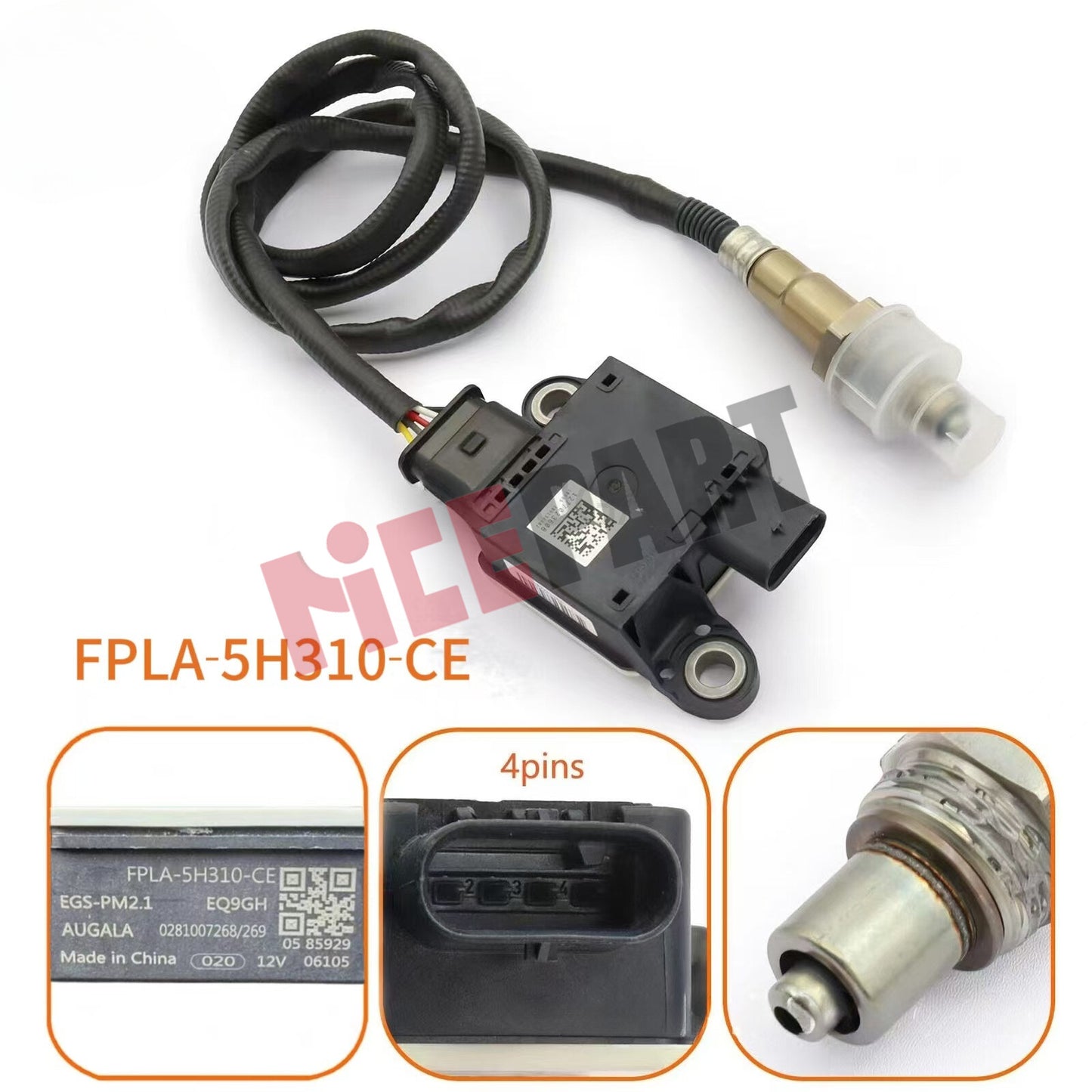 FPLA-5H310-CE Nox Sensor compatible for Land Rover Discovery L462 L494 for Jaguar 306DT