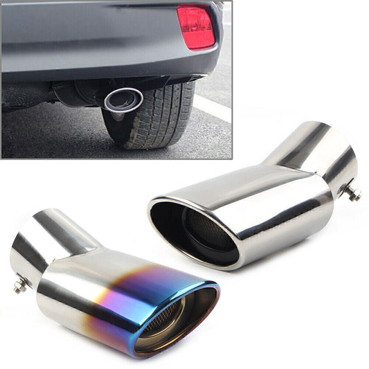 Blue Steel Car Exhaust Muffler Tip Tail Pipe for Toyota Highlander 2014-2021 Q