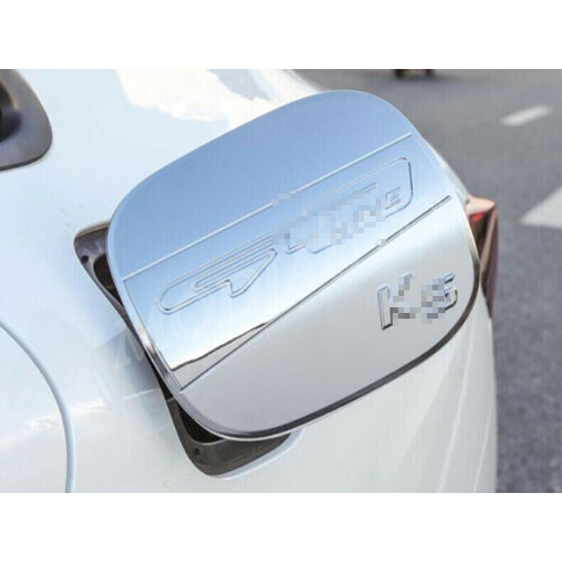 for Kia K5 21-2024 Chrome Exterior Filler Fuel Door Tank Gas Cap Cover Trim 1X