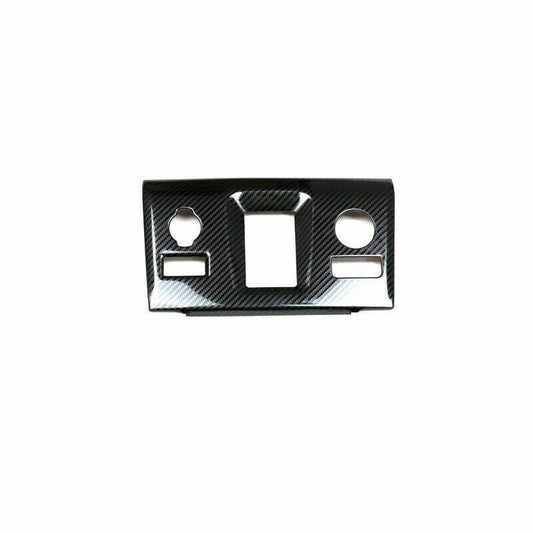 for Jaguar F-PACE 21-22 Carbon Fiber Middle Console Gear Shift Panel Trim