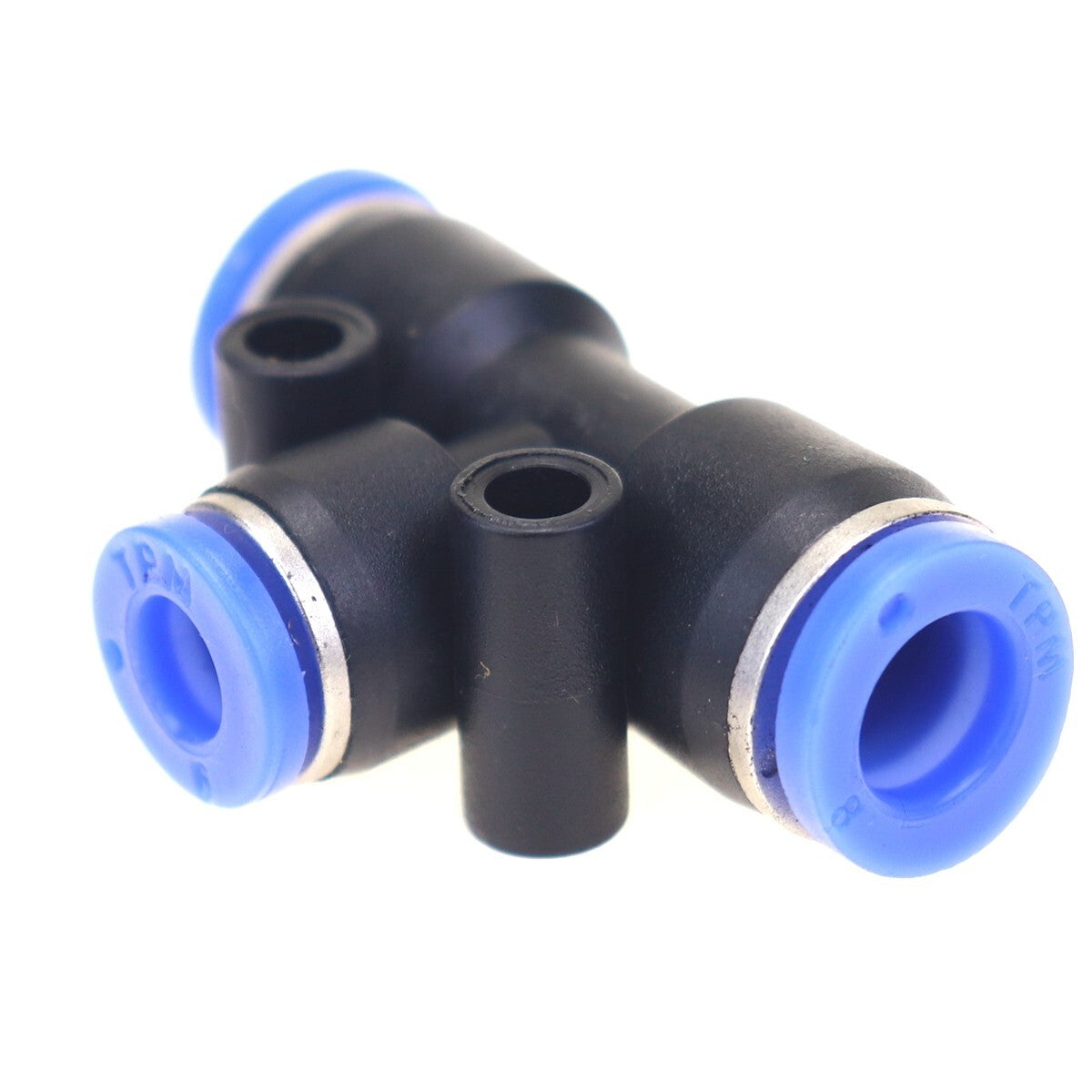 Pneumatically reduced T-shirt push-in accessory tube OD 5/16 to OD 1/4 10 pieces