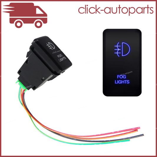 Blue LED Fog Light Push Switch For 2007-14 for Toyota Cruiser Tacoma Tundra for 4Runner