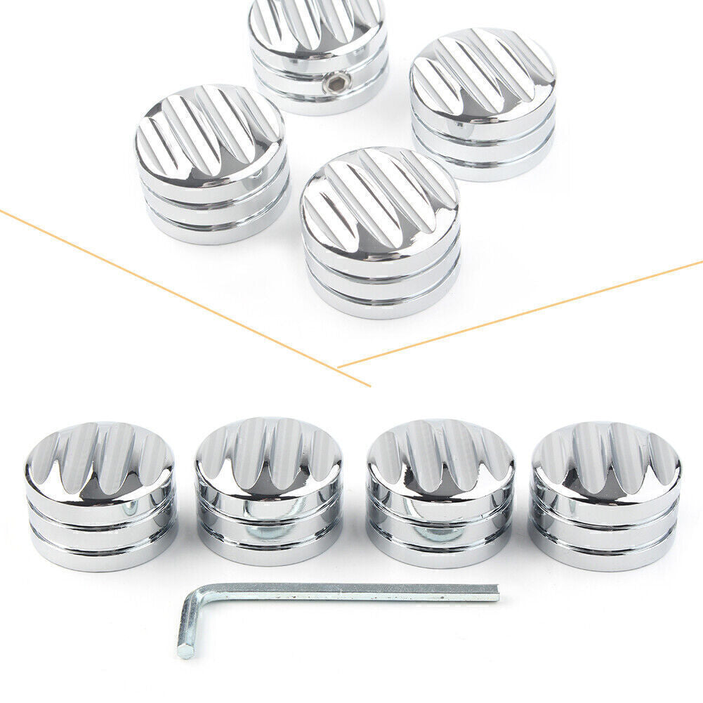 for Harley Sportster XL883/1200 Twin Cam Big Twin 1340 Evo 4X Head Bolt Covers Q