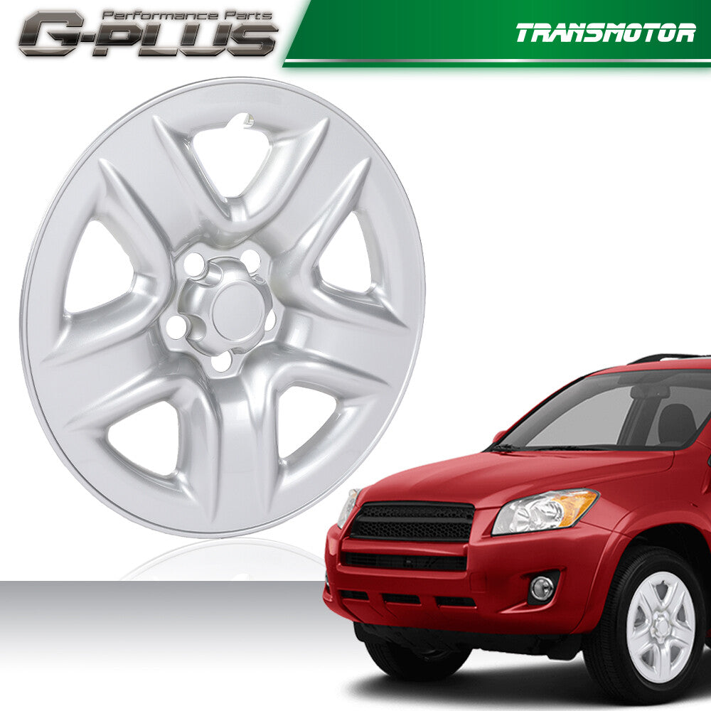 Fits 2006 - 2012 for RAV4 17 Silver Hub Caps Full Rim Protector 1 pc - v
