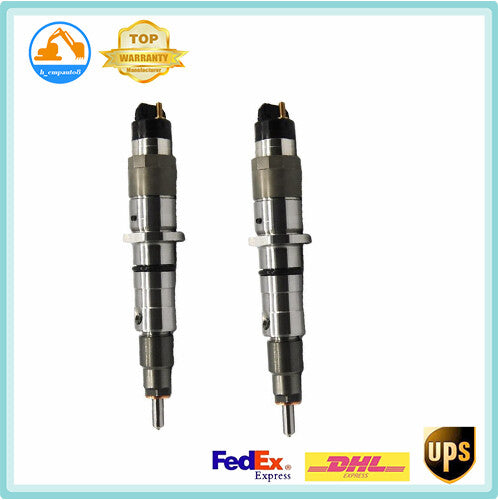 2x Fuel Injectors 0445120060 for LSBe for DAF LF45 LF55 CF65 Series Diesel