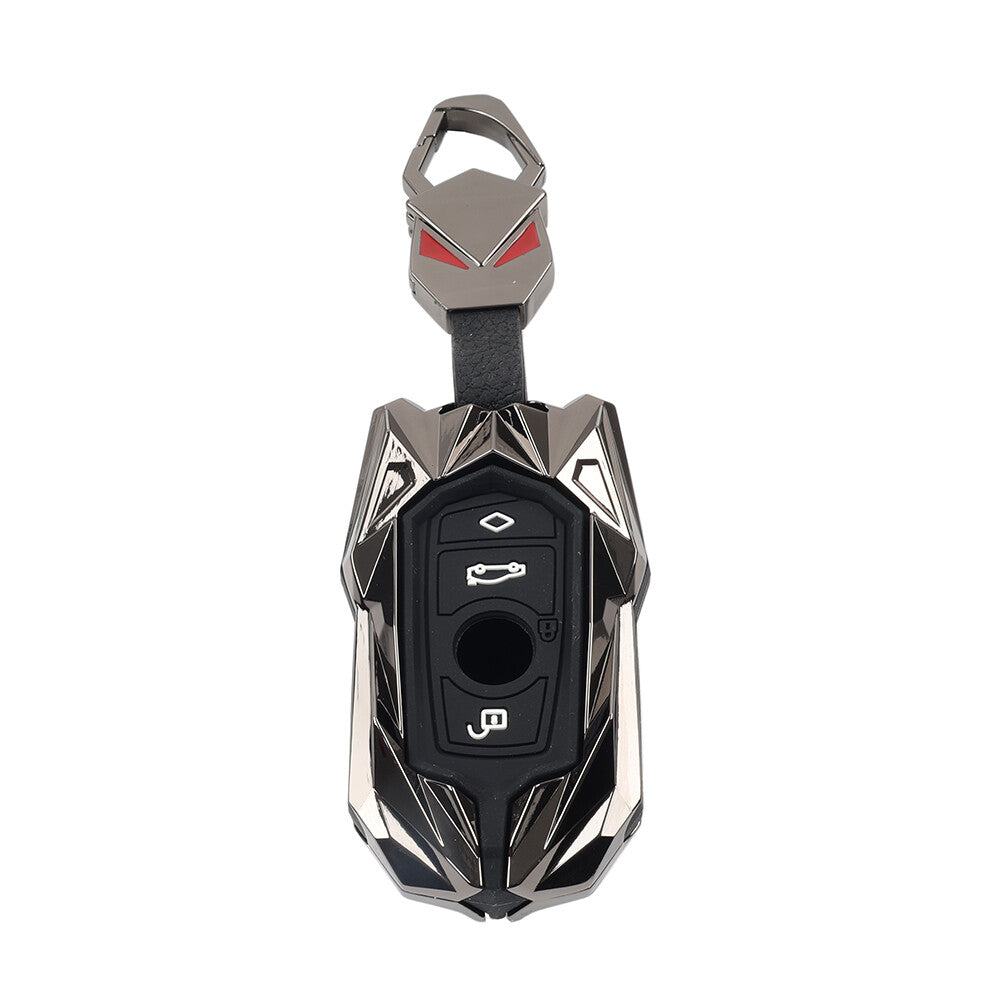 Black Remote Key Fob Cover for BMW 1 2 3 4 5 6 7 Series X3 X4 M2 M3 M4 M5 M6 Q