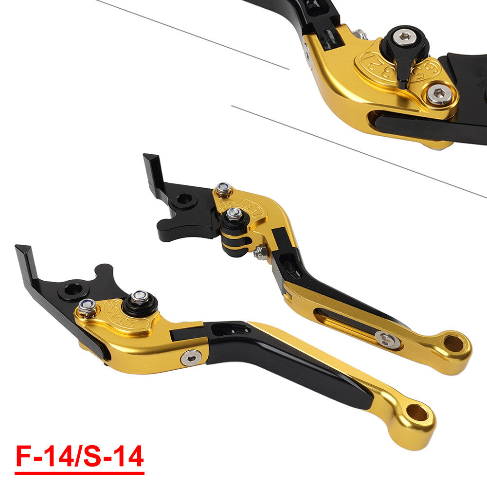 CNC FoldingExtendable Brake Clutch Levers for Suzuki DL1000/V-STROM GSX1400 Gold Q