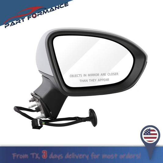 Passenger Side View Mirror Heated 5 Pin For 2016 - 2019 for Cruze GM1321542- v