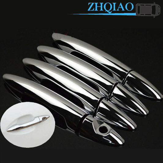 New Car Chrome Door Handle Cover Trim Fits for Kia K2 Rio 3 Sedan 2011-2015
