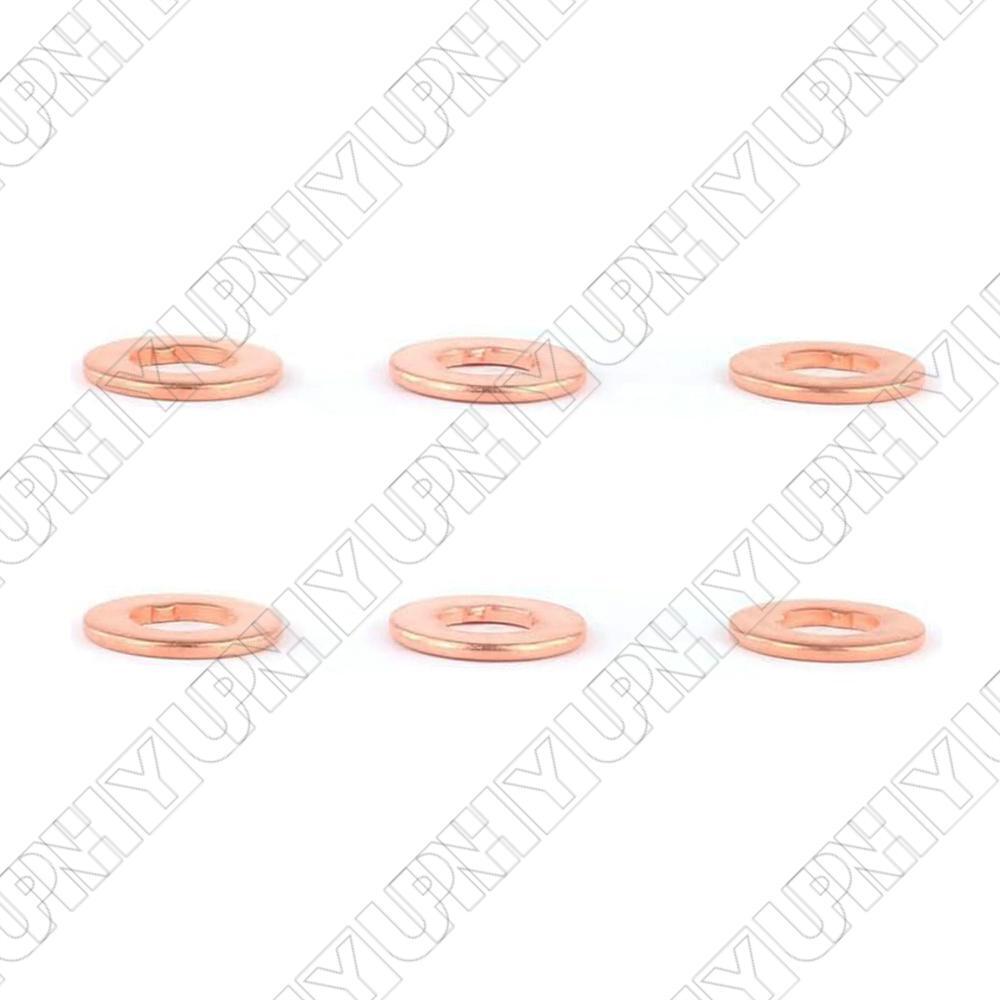 6Pcs Diesel Injector Copper Washers Seals for BMW F00VC17503 13532247156 2856436 Q