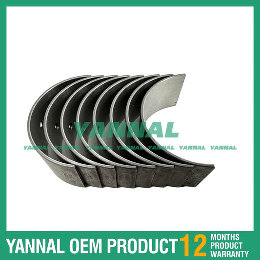 One set of D4BA connecting rod bearings is suitable for modern excavator engine parts.