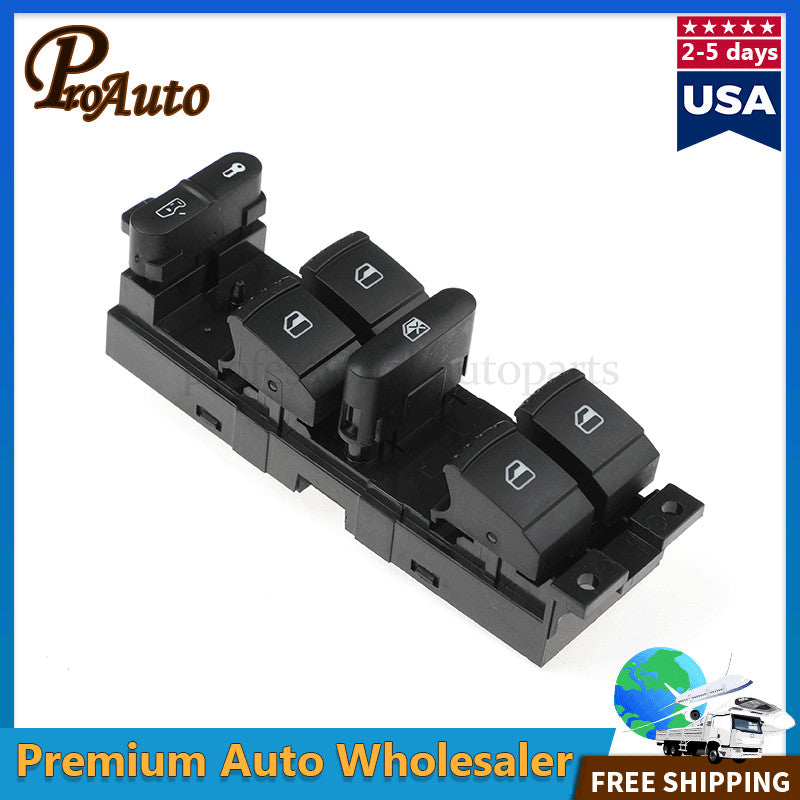 Power Window Switch 1J4959857D For 99-05 for Volkswagen for Jetta for Passat for Golf Front Left