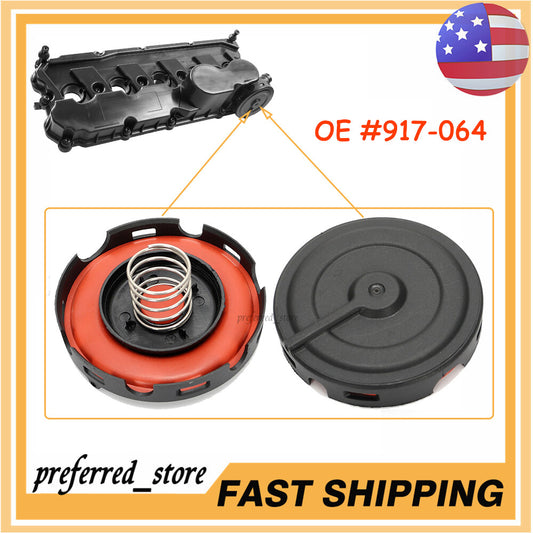 917-064 PCV valve diagram applicable to for Audi A3, A4, Q5, TT, for Golf , for Jetta , for Passat 2.5/2.0L v