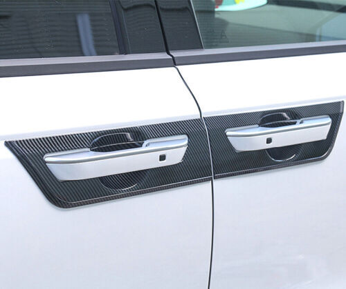 for Kia Carnival 2022-2023 Carbon Fiber ABS Door Handle Bowl Molding Cover Trims
