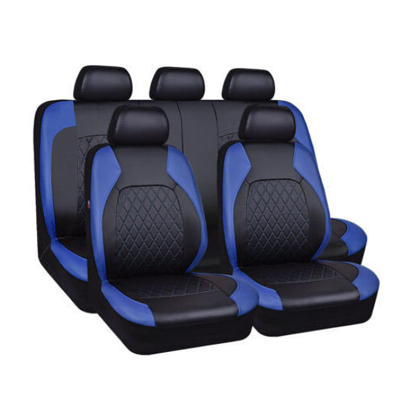 Car for seat covers, full set of backrest cushions, protective polyurethane synthetic leather, waterproof accessories - n