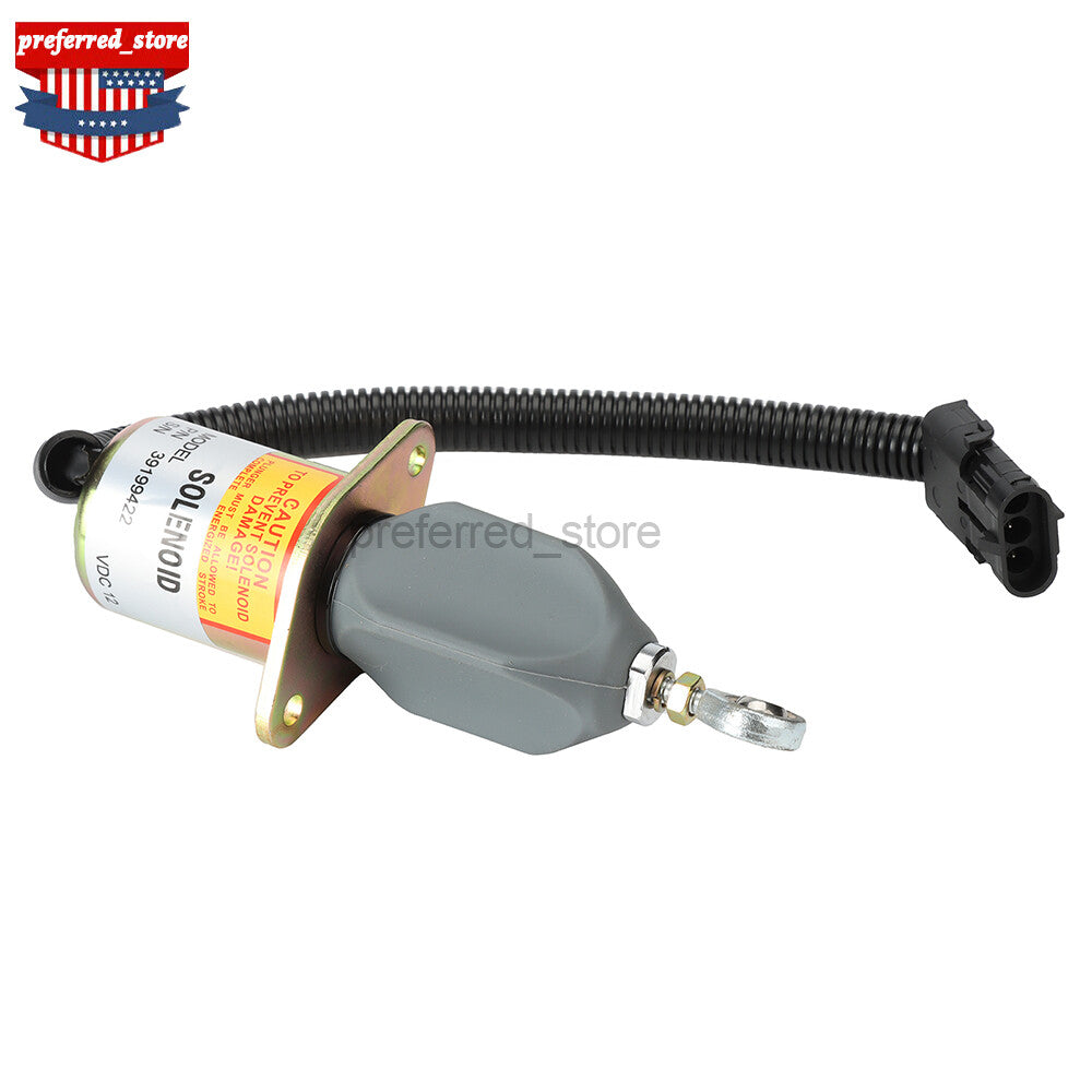 12-volt fuel shut-off solenoid valve suitable for C&B 5.9L and 8.3L fuels 3919422 SA-4026-12- v