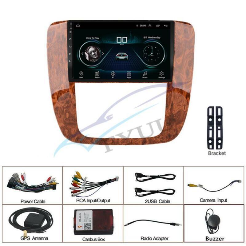 Compatible with 2007-2013 for GMC for Sierra Silverado 9-inch Car Stereo Radio, GPS Navigation, 2+32G WiFi. n