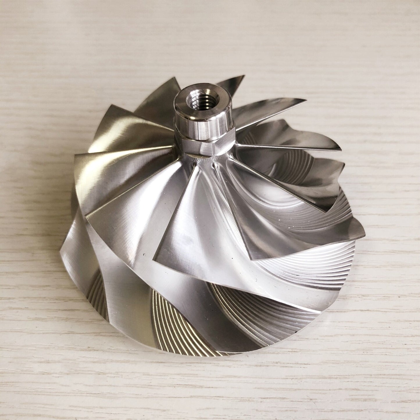 GT45 79.40/98.10 mm 10+0 Blade Turbine Aluminum 2618/Burnt Compressor Wheel