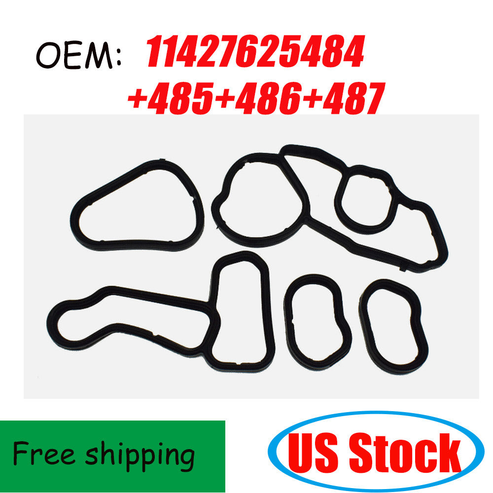 Set of 5 Pcs Gasket Set Oil Cooler For 1er 3er F20 F21 F30 F31 F35 F80 n