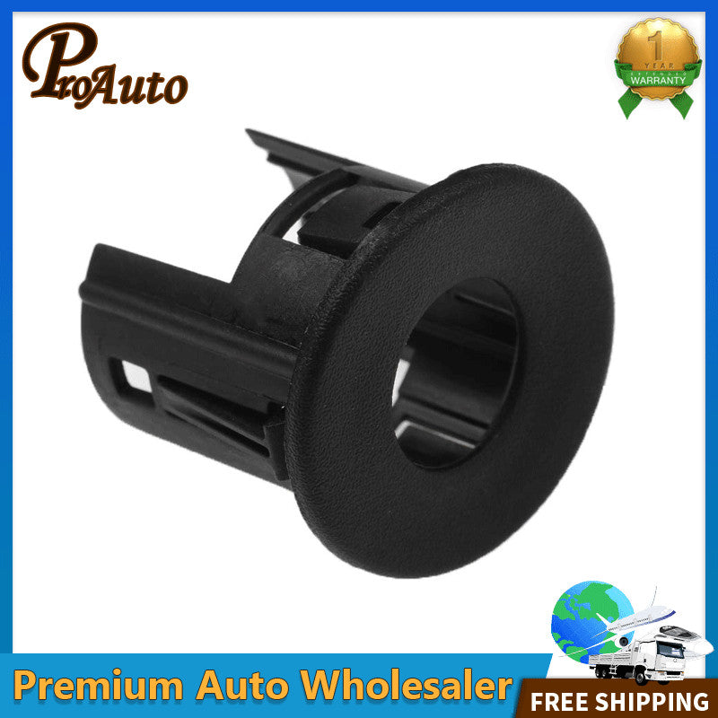 Rear Bumper Parking Assist Sensor Housing Black Set of 2 for 2007-2014 for GMC for Chevy