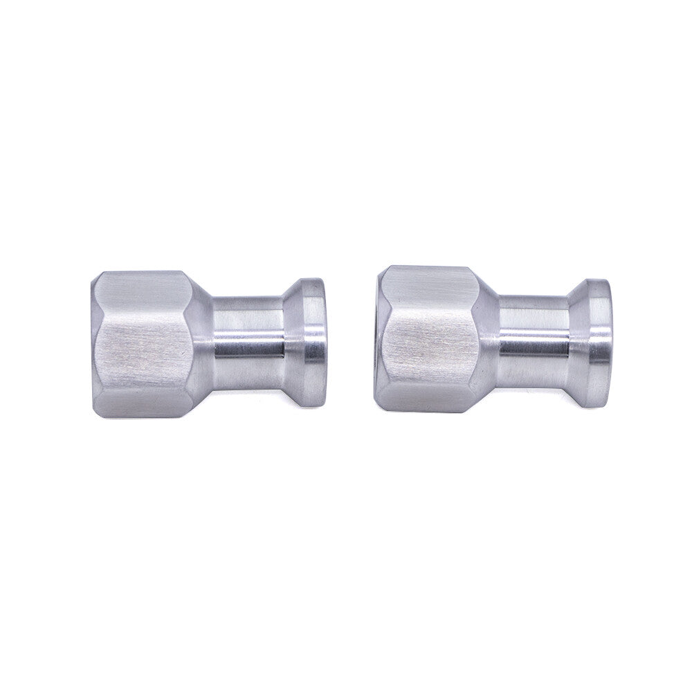 Pair Motorcycle Silver Aluminum Suspension Spool Bolt for Honda Z125 Monkey 125 Q