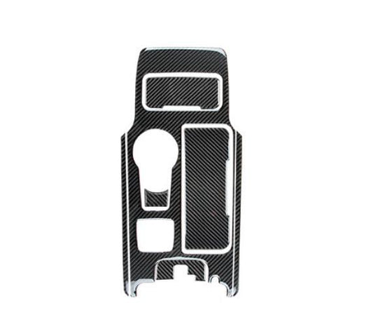 Carbon Fiber Central Console Gear Shift Cover Trim Car for Ford Fusion 2017-2020