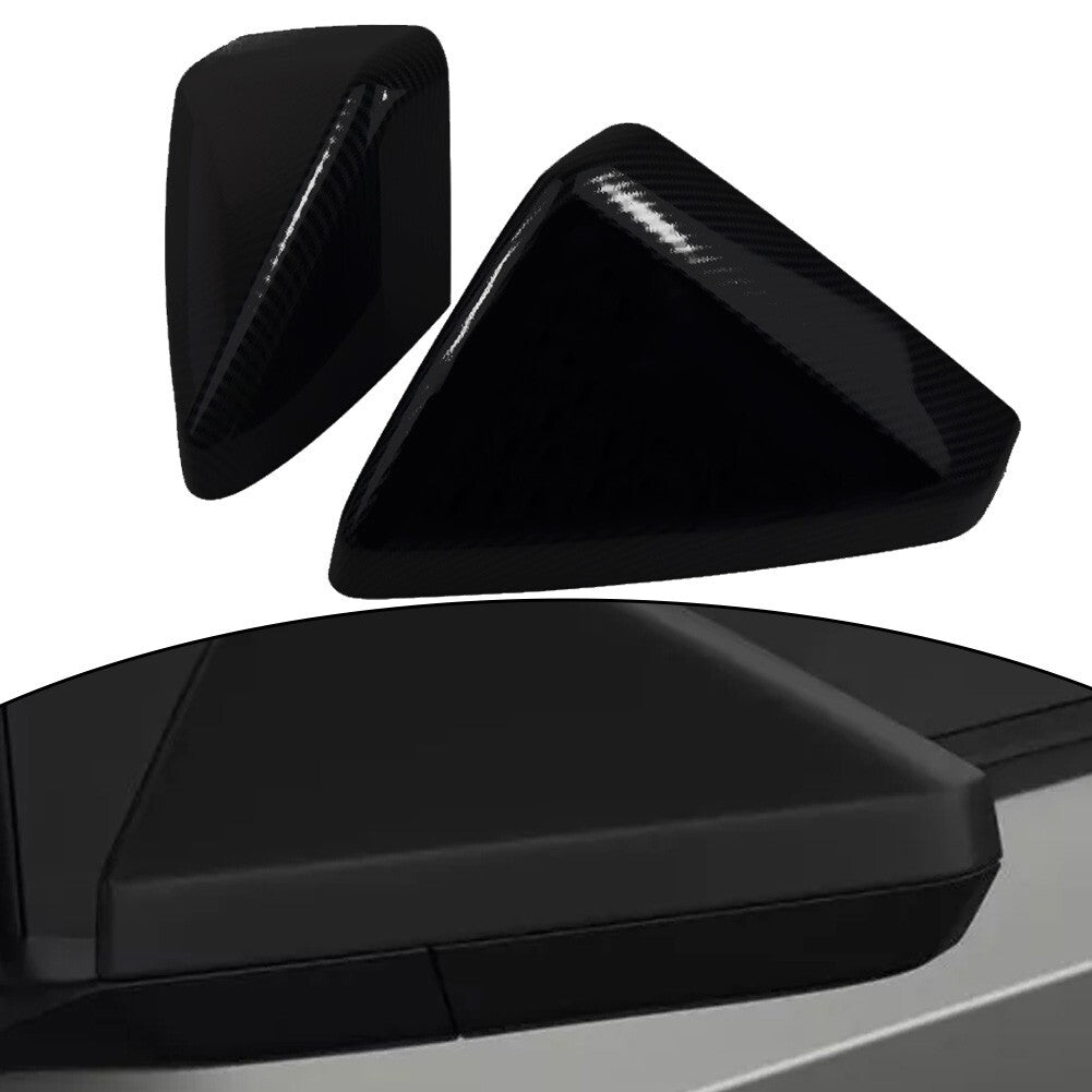 for Tesla for Cybertruck 2024 gloss black Exterior Rear View Mirror Cover Trim