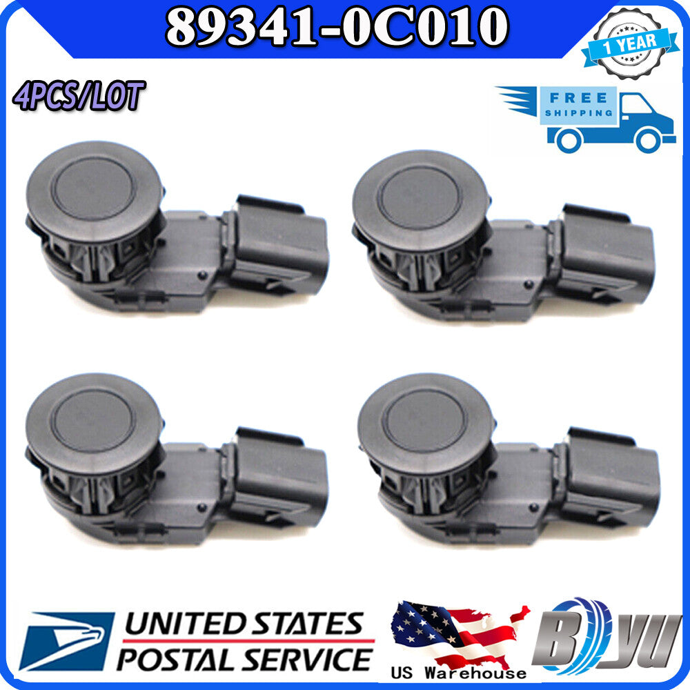 Car Parking Sensor for Toyota Tundra 4.0/4.6/5.7L 13-16 4P Black PDC 89341-0C010