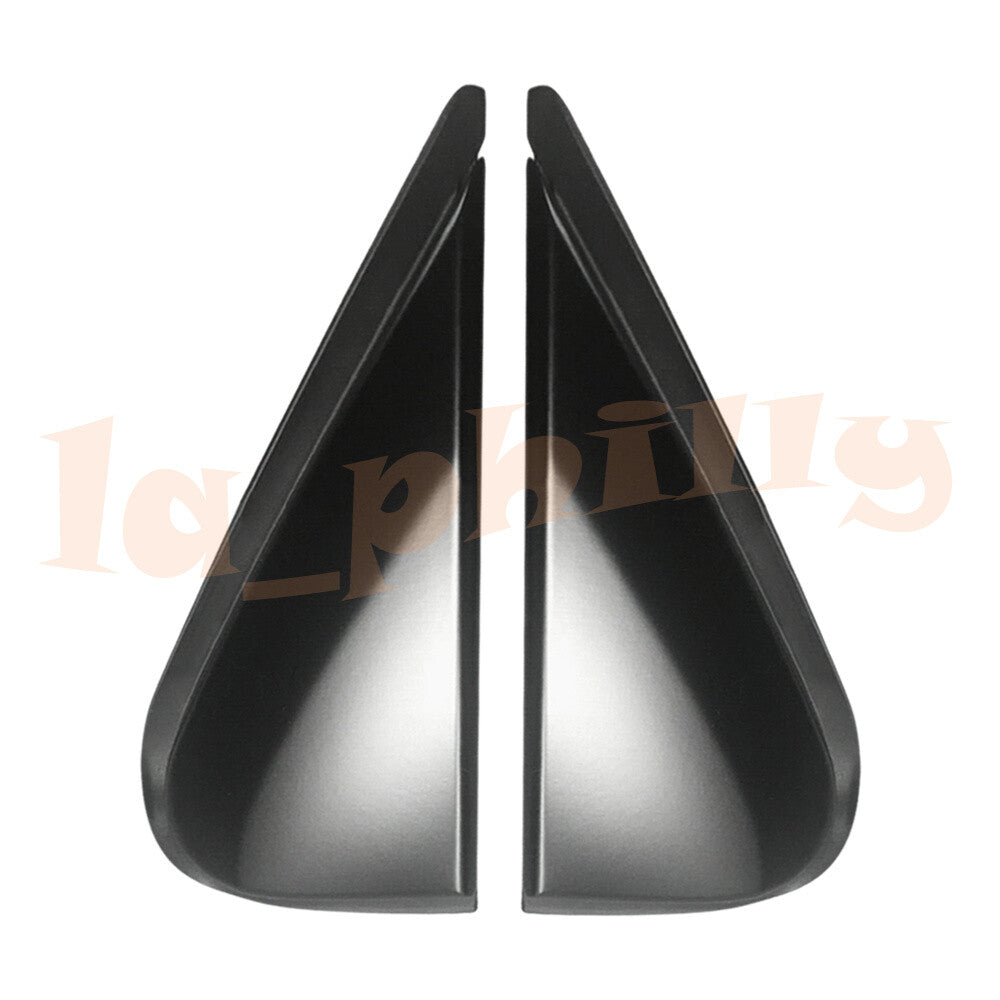 2x Rearview Mirror A-Pillar Trim Panel For 2008-2011 for Toyota LC200 Black LH+RH