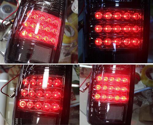 Kit Black Smoky LED Tail Lights For 1991-1996 for Toyota for Land Cruiser 4500 LC80 FJ80