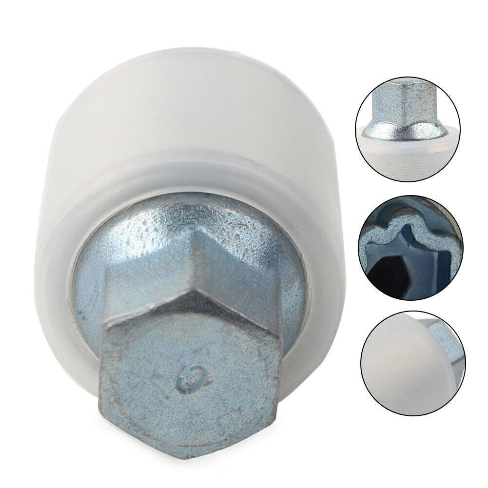 for Audi Locking Wheel Security Bolt Nut Remover Removal Key Code C Q