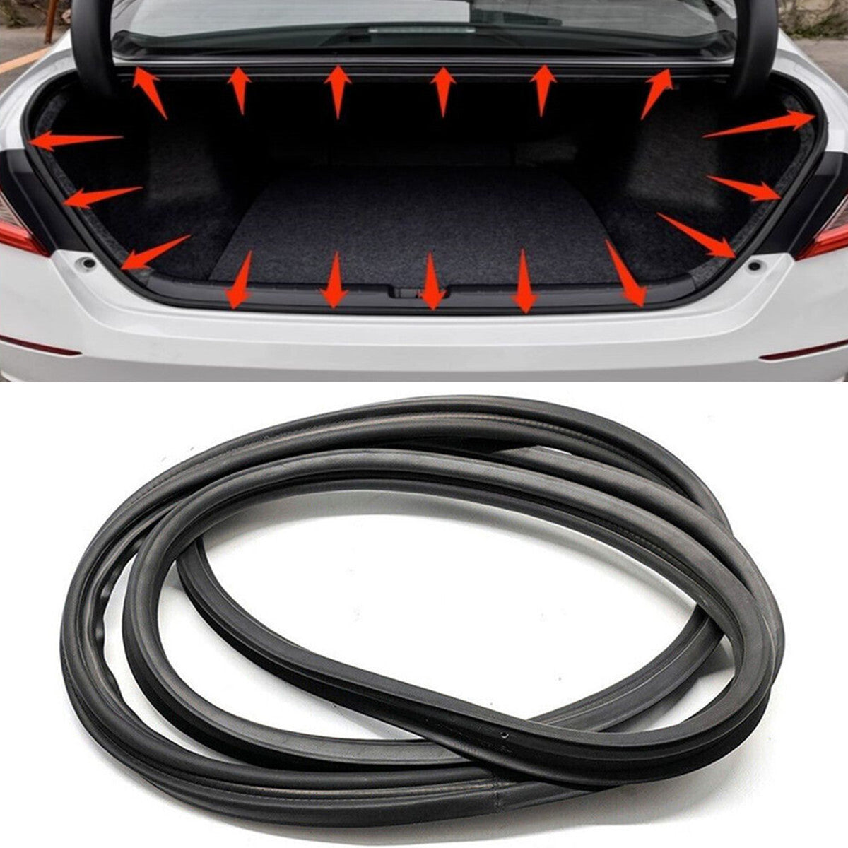 Fit For 2006- 2011 for Honda for Civic Seal Strip Weatherstrip Moulding Trim Protector