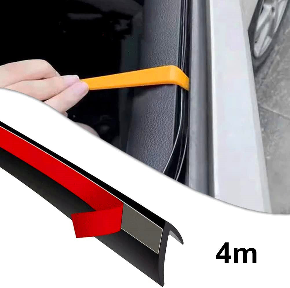 13-foot V-shaped automotive side window trim edge molding sealant - n
