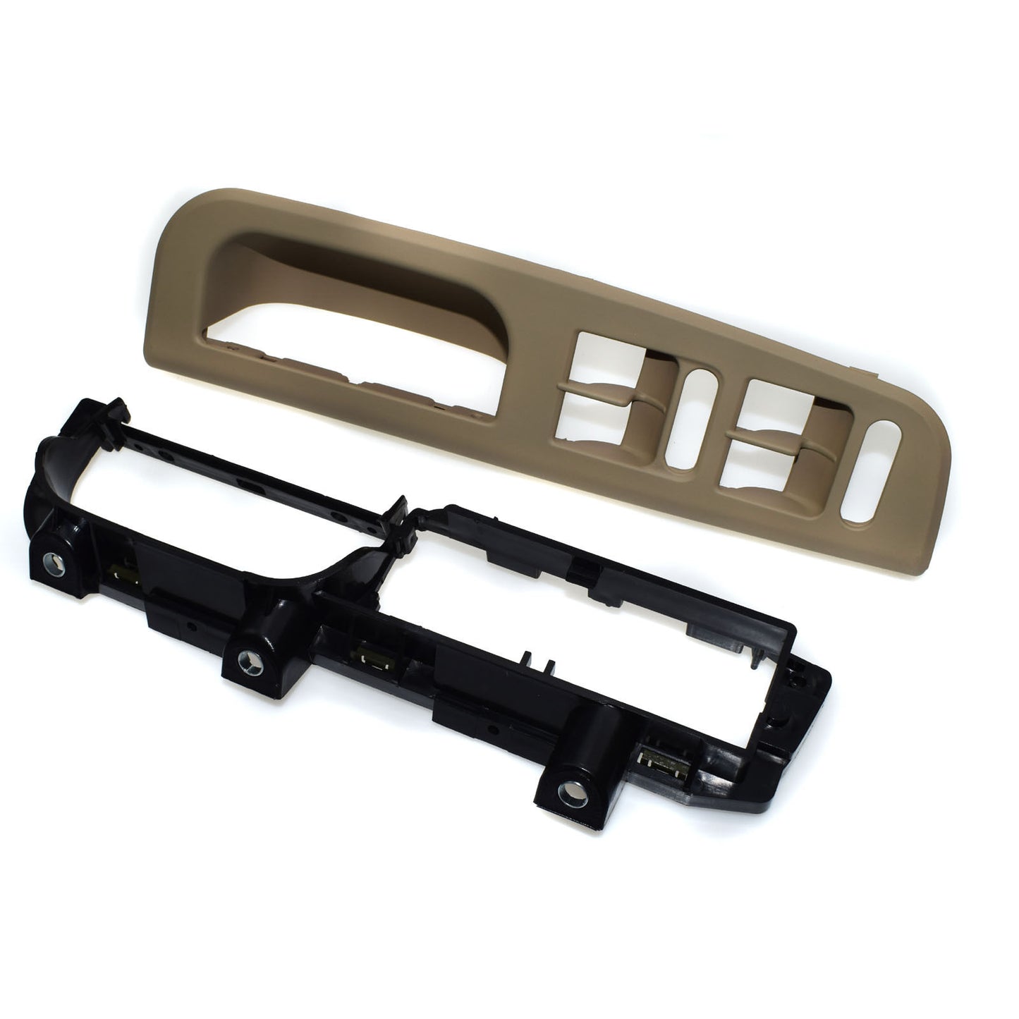 Set of 2: Front left switch bezel handle decorative bracket suitable for Passat MK4, beige. n