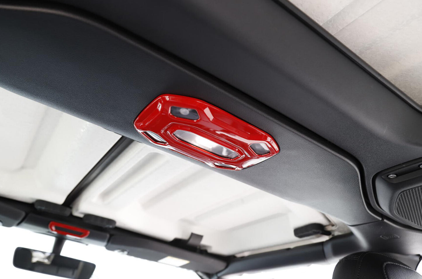 21-PACK Red Interior Decoration Cover Trim for Jeep for Wrangler JL Sahara 2018-2024