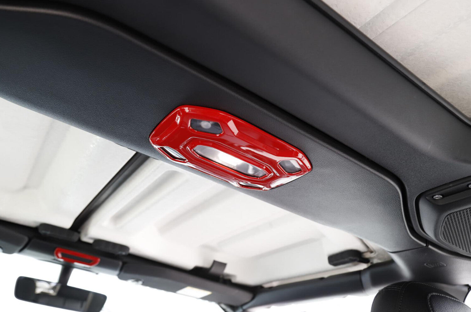 21-PACK Red Interior Decoration Cover Trim for Jeep for Wrangler JL Sahara 2018-2024