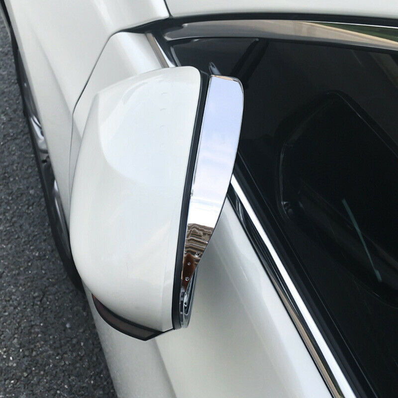 for Toyota for Camry 2018-2022 ABS Chrome Rear View Mirror Rain Eyebrow Cover Trim