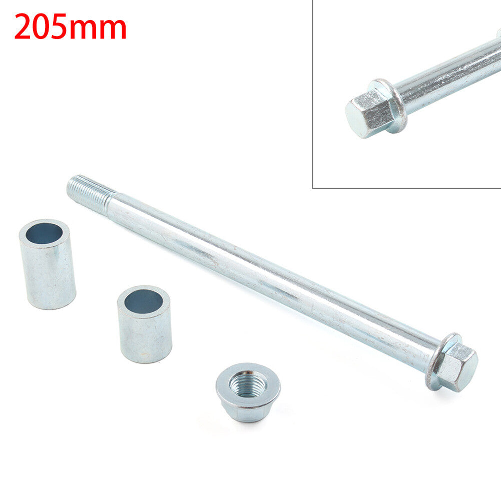 15mm 205mm + 2 Spacers Front Rear Back Axle for 125cc 140cc Dirt Bike Q
