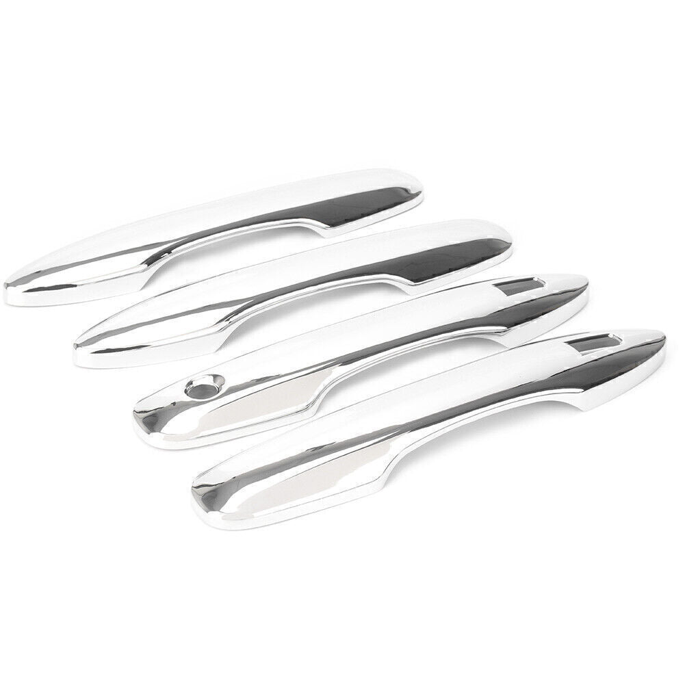 4x ABS Chrome Door Handle Cover Molding Trim Fit for Toyota for Camry 2018 Q