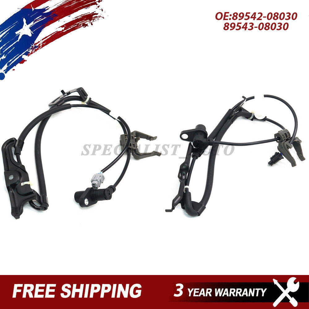 2PCS ABS Speed Sensor Front Left & Right for Toyota for Sienna 3.5L 3.3L 2004-2010