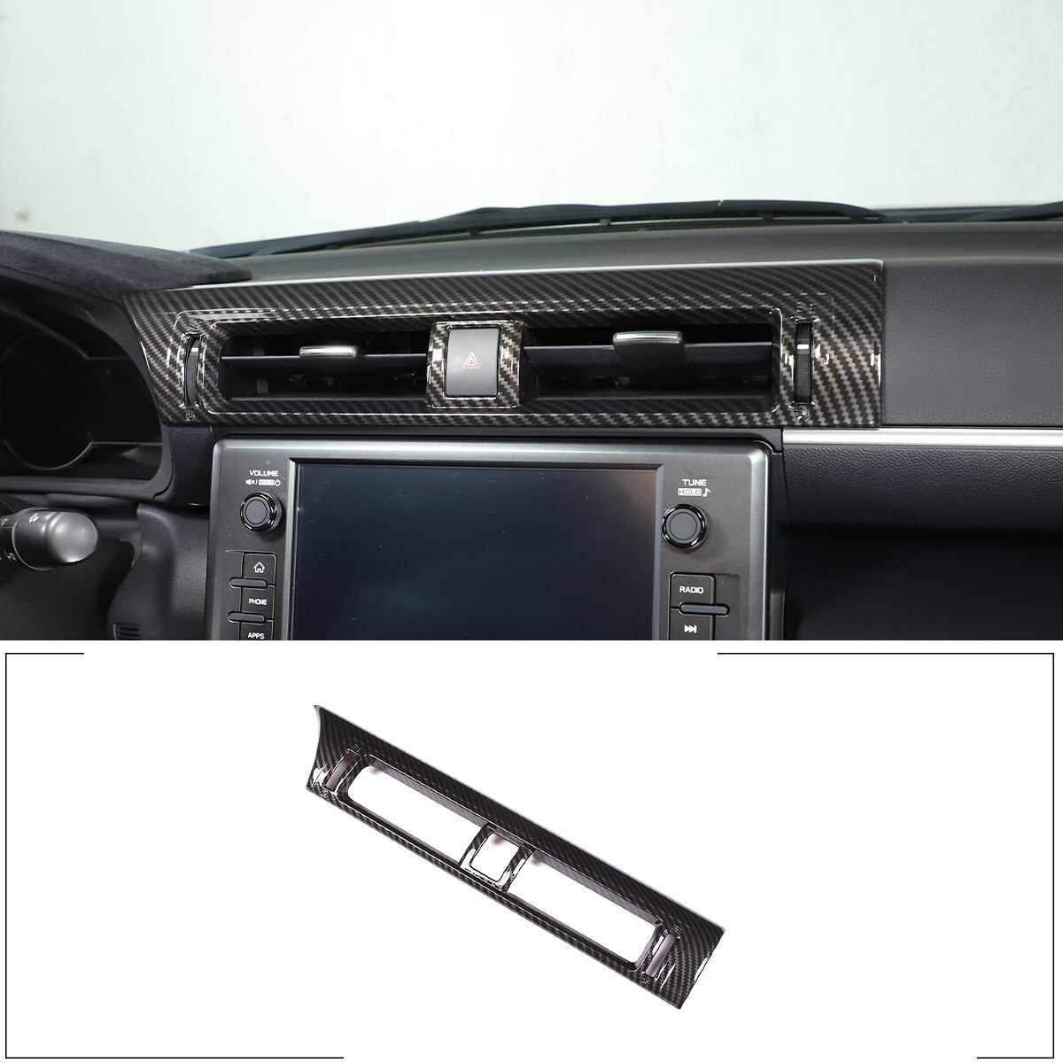 Crew Max cab stainless steel silver pillar decoration suitable for Tandra 2007-2021- v