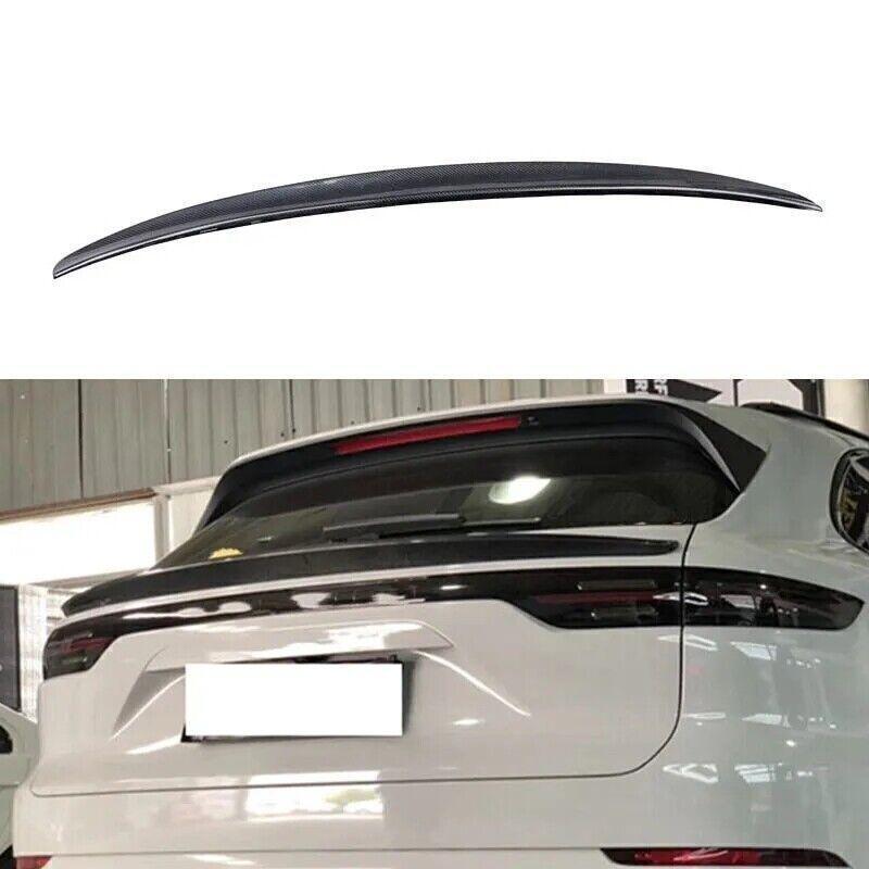 Rear trunk boiler lip carbon fiber for Porsche for Cayenne 2018 - 2022
