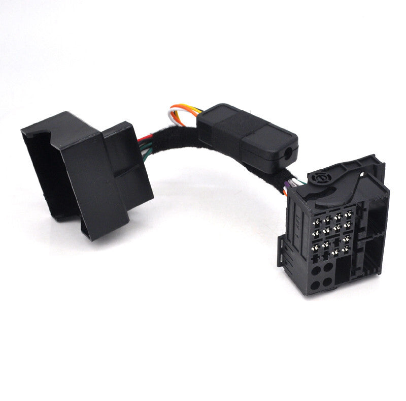 For PQ for VW RCD330 360 Car Radio Steering Wheel Button Control Simulator Adapter v