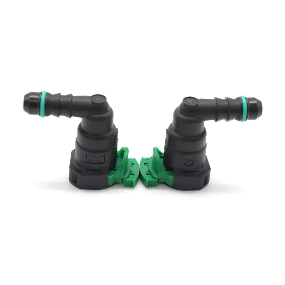 Automotive 2-piece 7.89mm ID6 8x6 90¡ã Fuel Line Hose Quick Release Female Connector Q
